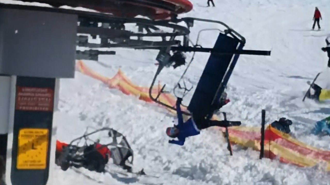 Watch Out Of Control Ski Lift Send People Flying Inside