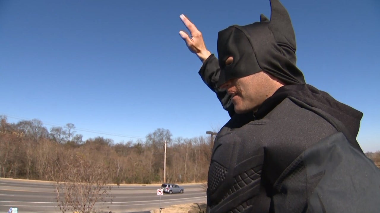 Childhood Abuse Survivor Dresses as Batman to Raise Money for Other Victims  | Inside Edition