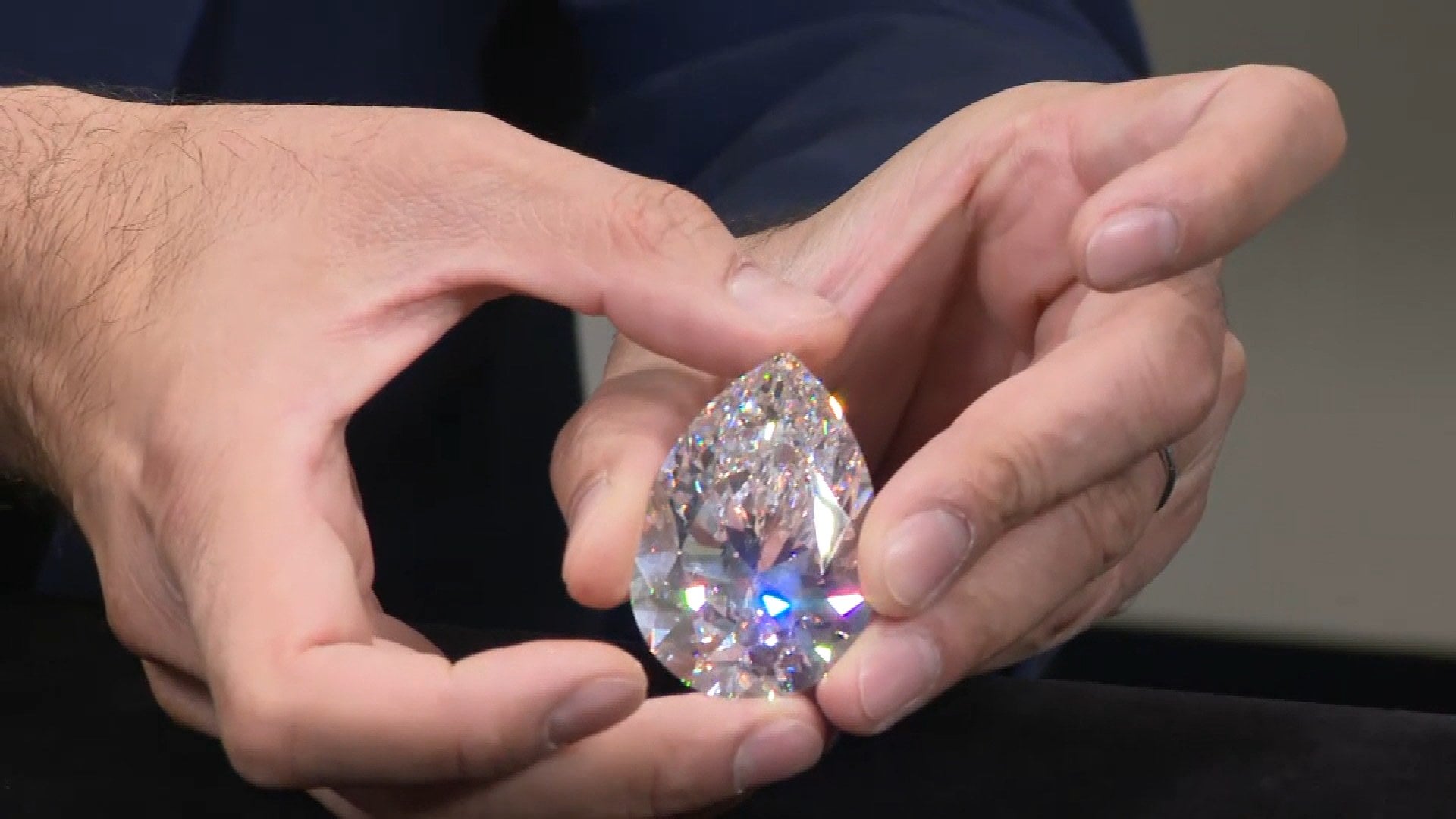 The Rock' diamond, goes up for auction