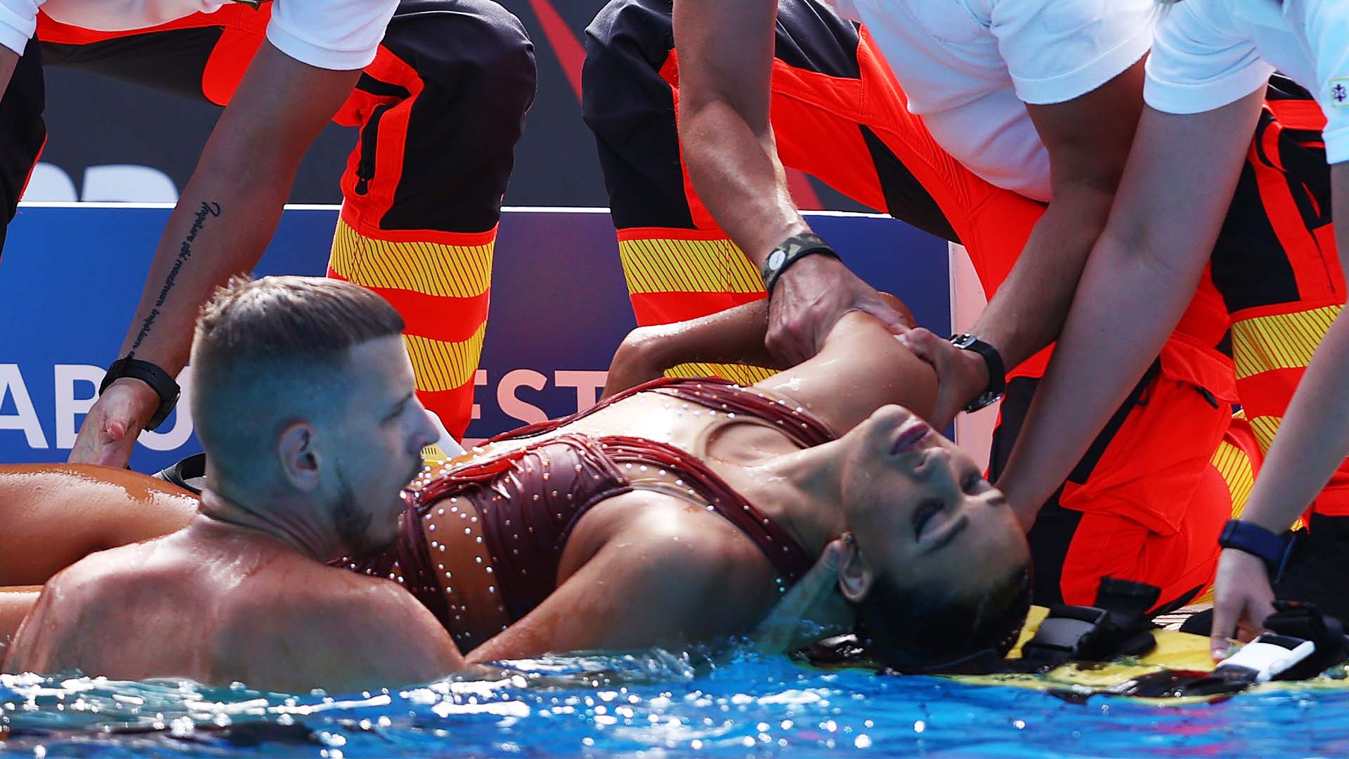 Coach Rescues World-Class Swimmer From Bottom of Pool | Inside Edition