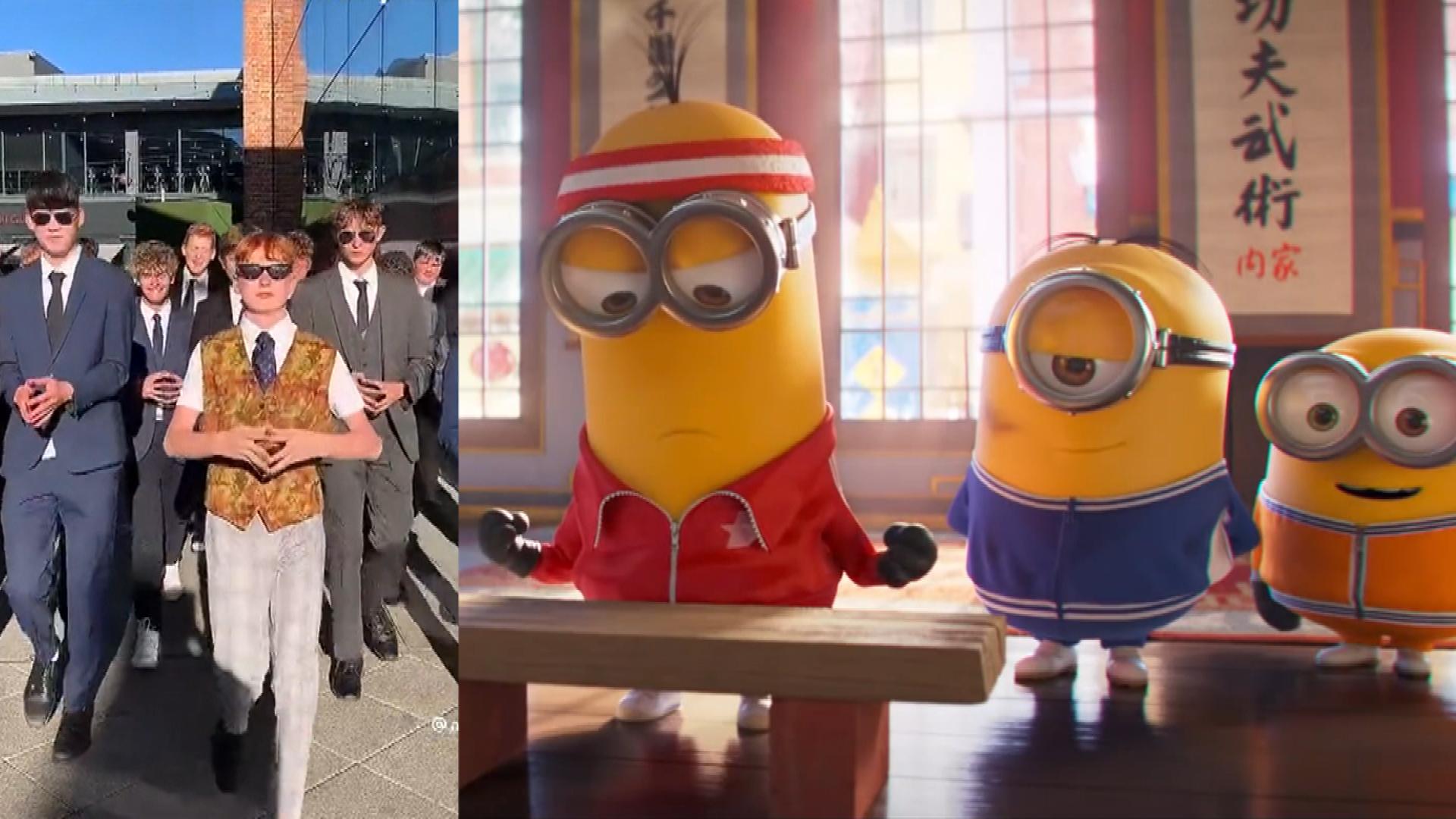 Why a Minions TikTok trend has some movie theatres banning teens in suits
