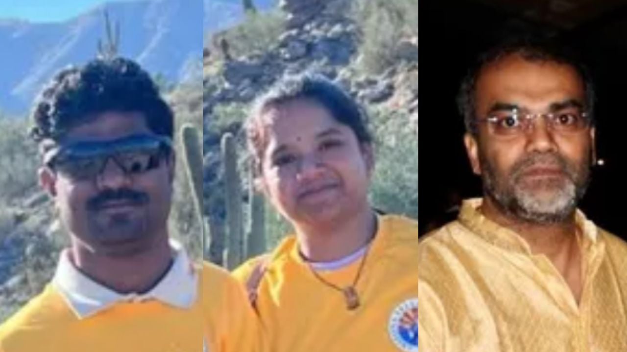 Split 3 images, from left: Narayana Muddana, Haritha Muddana, and Gokul Mediseti