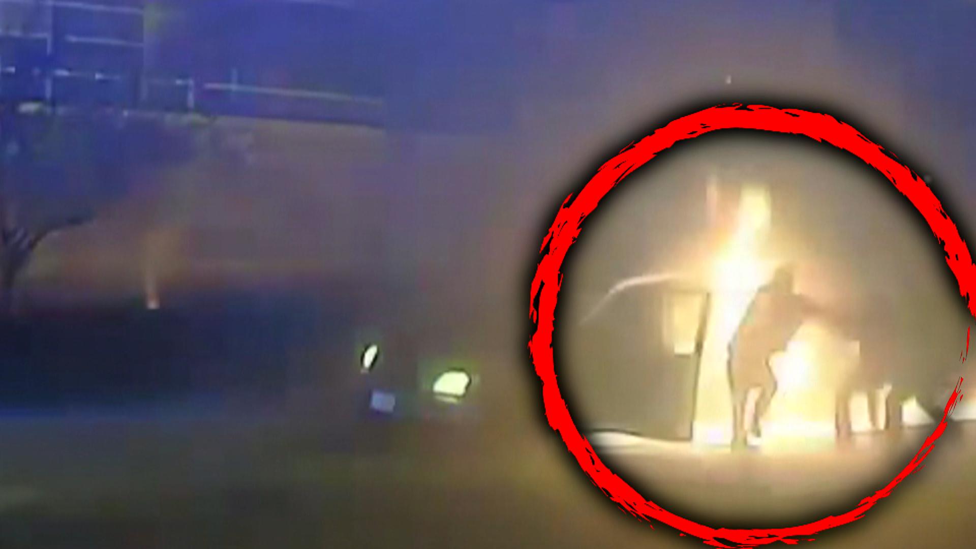 Fire Engulfs Minivan as 84-Year-Old Driver Is Rescued | Inside Edition