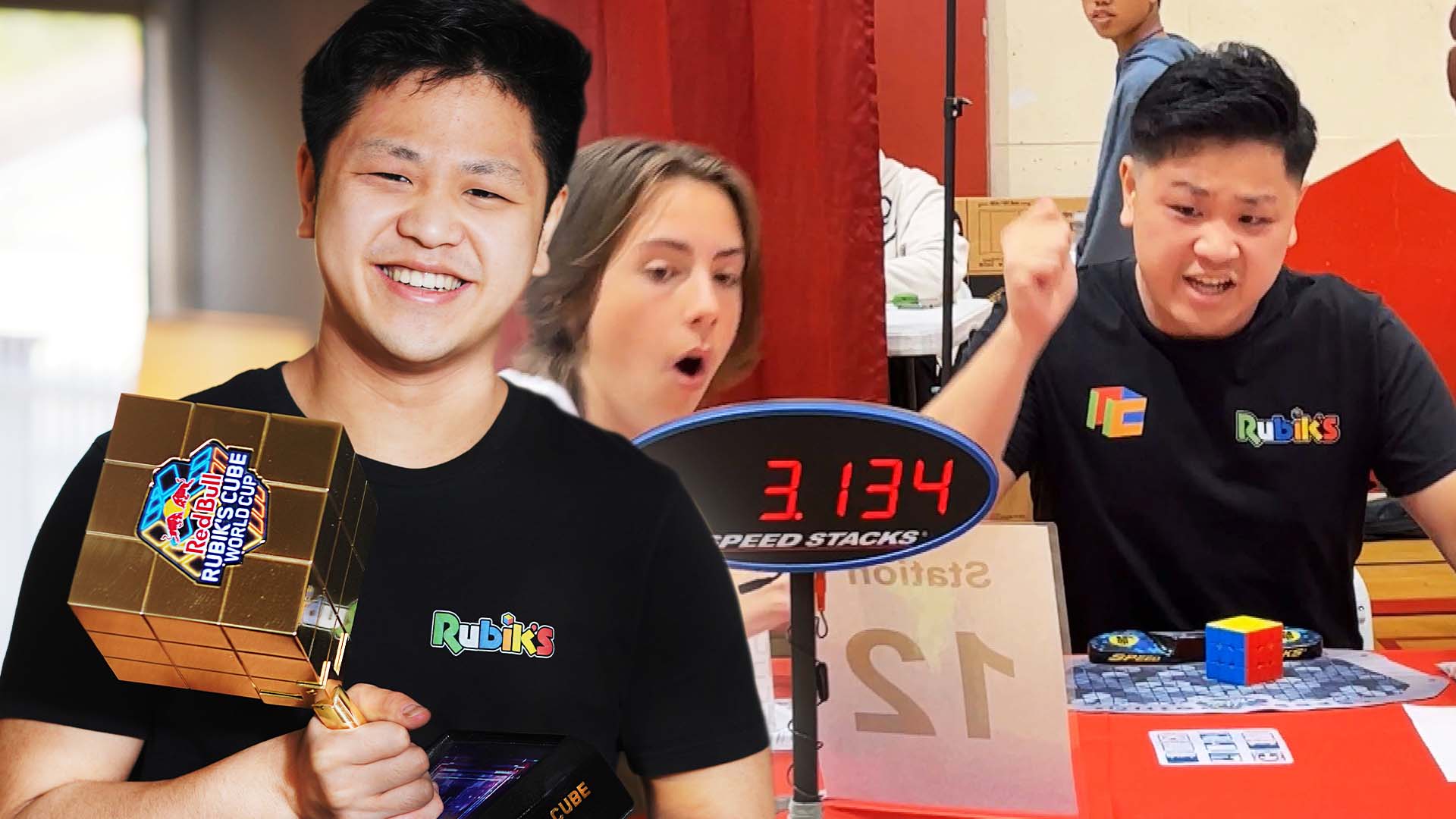 He once had motor skill challenges. Now he's the world's fastest Rubik's  cube solver