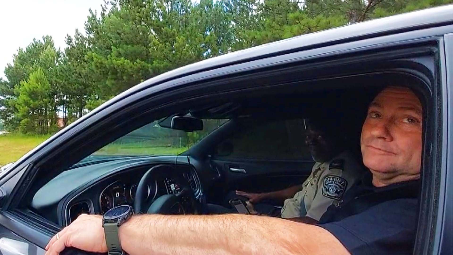 cop pulled over