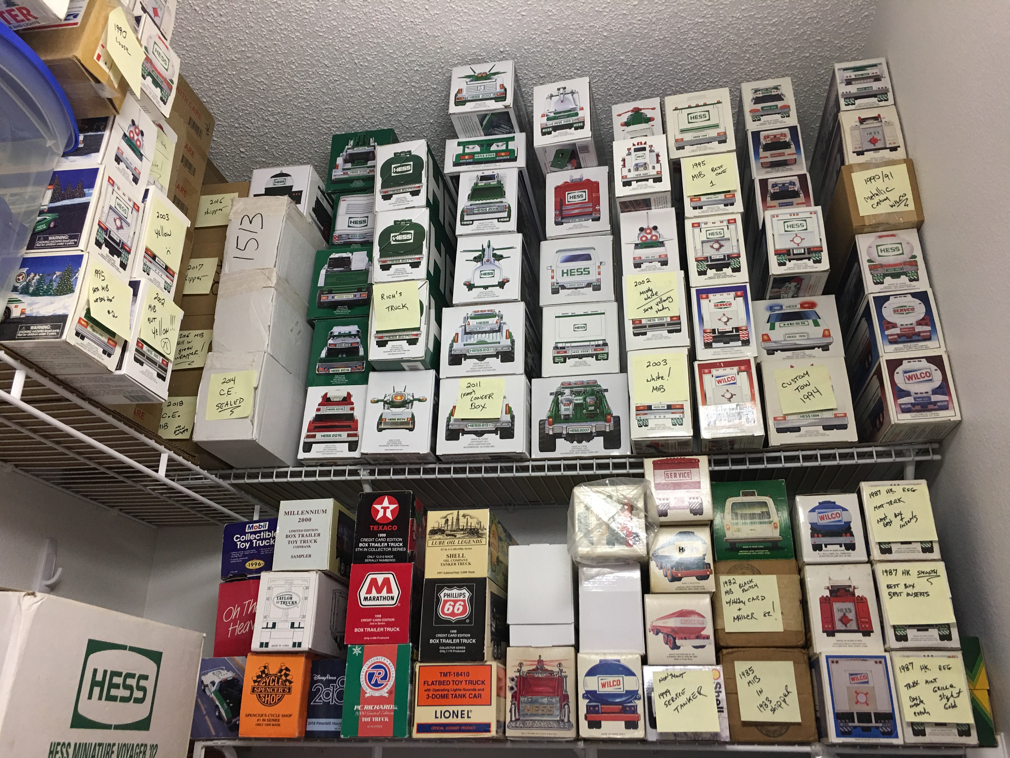 Hess clearance truck collection