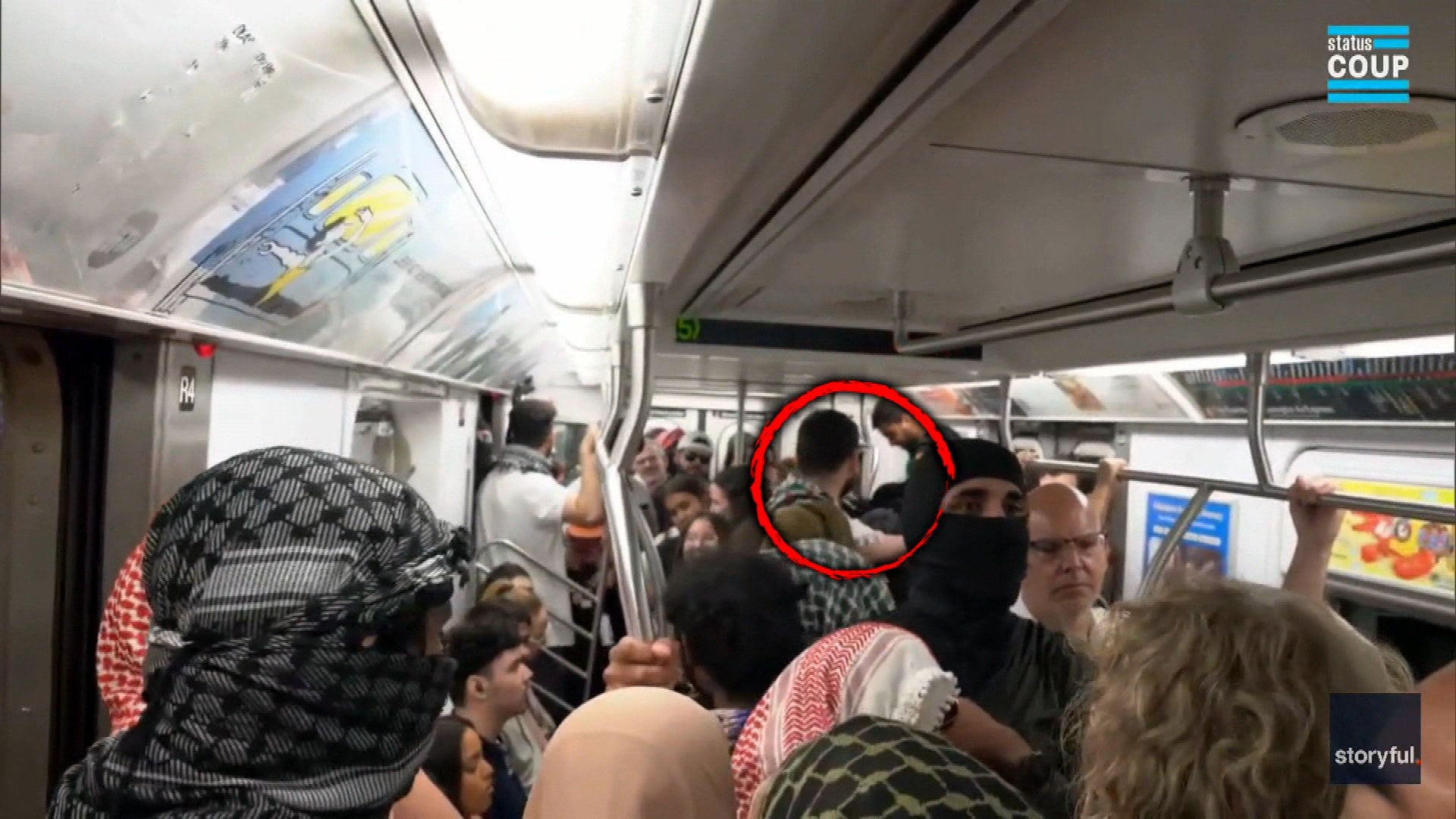 New York City Subway Protester Leading Anti-Zionist Chant Turns Himself In