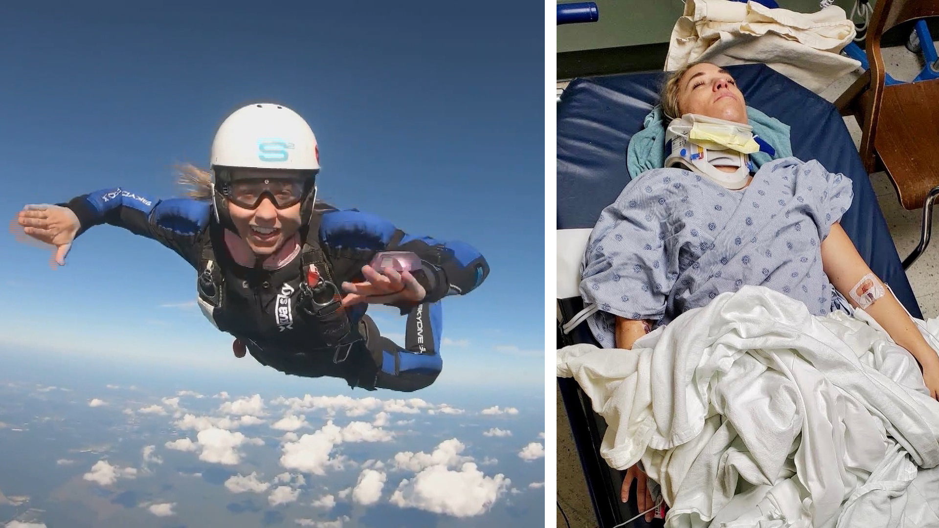 How This Skydiver Survived a Horrific Fall