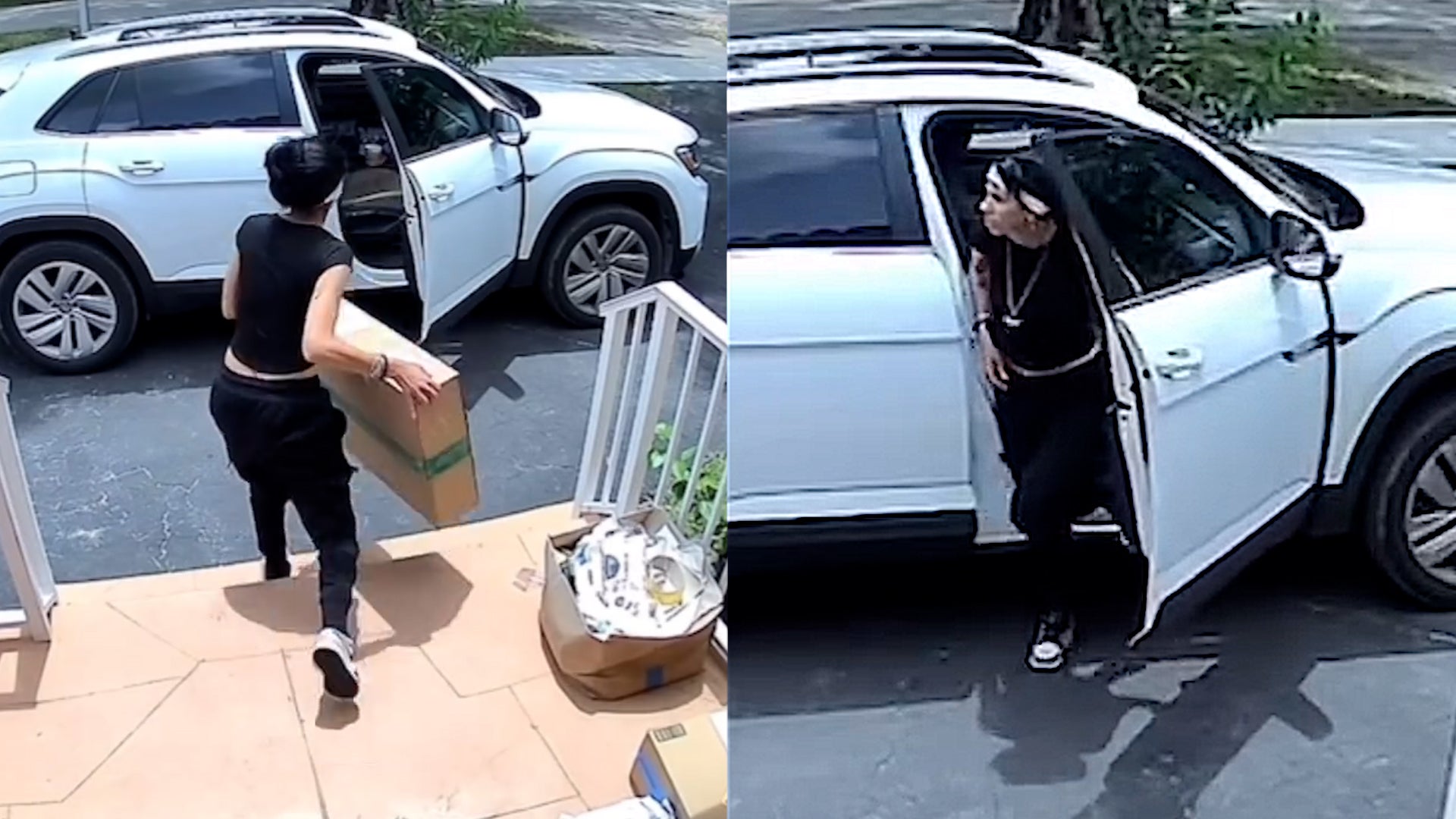 Woman Caught on Camera Stealing 4 Packages From Front Porch: Cops 