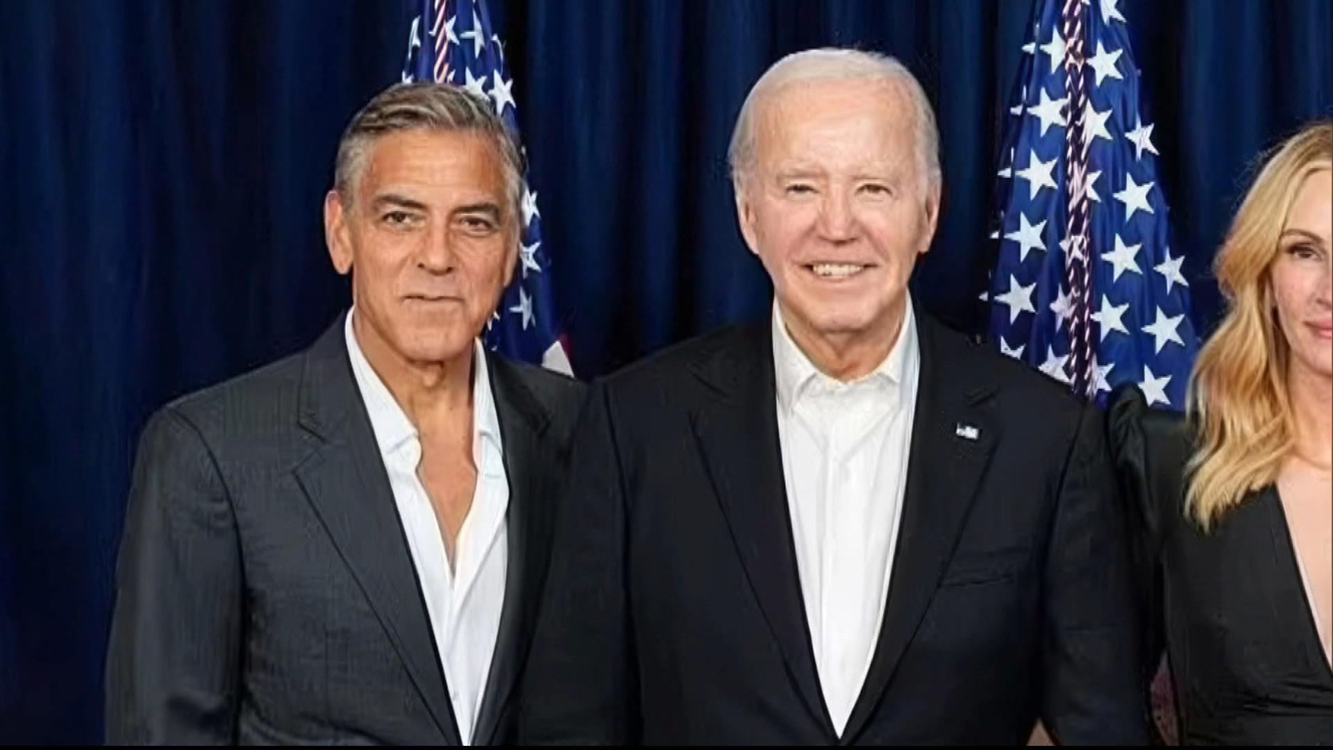 George Clooney and Joe Biden