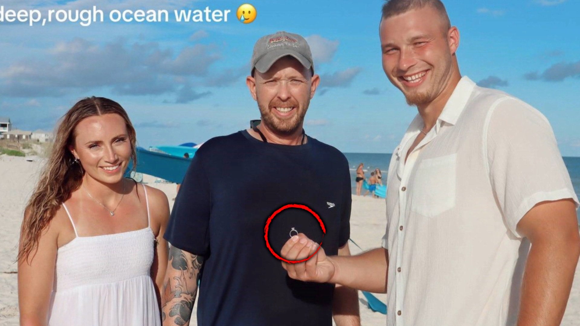Girlfriend Loses Engagement Ring at Beach Proposal