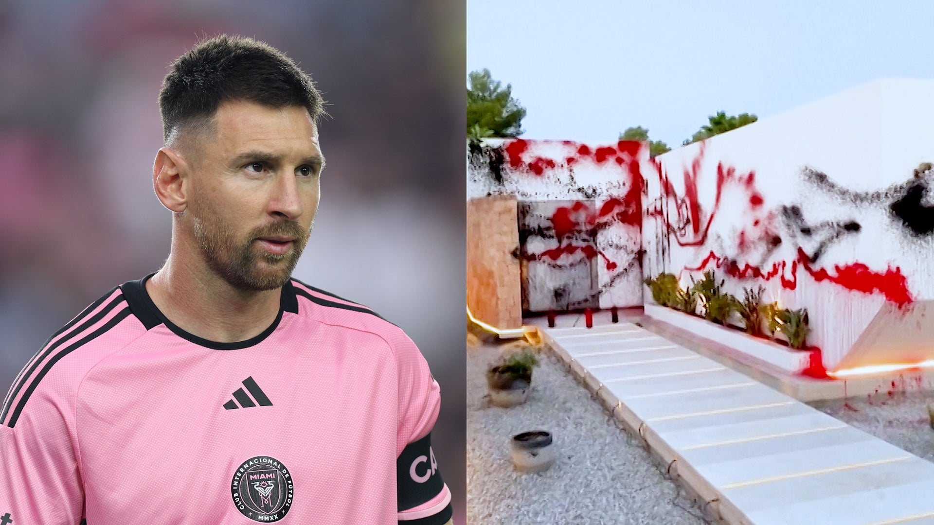  Lionel Messi's Ibiza House Vandalized by Climate Activists