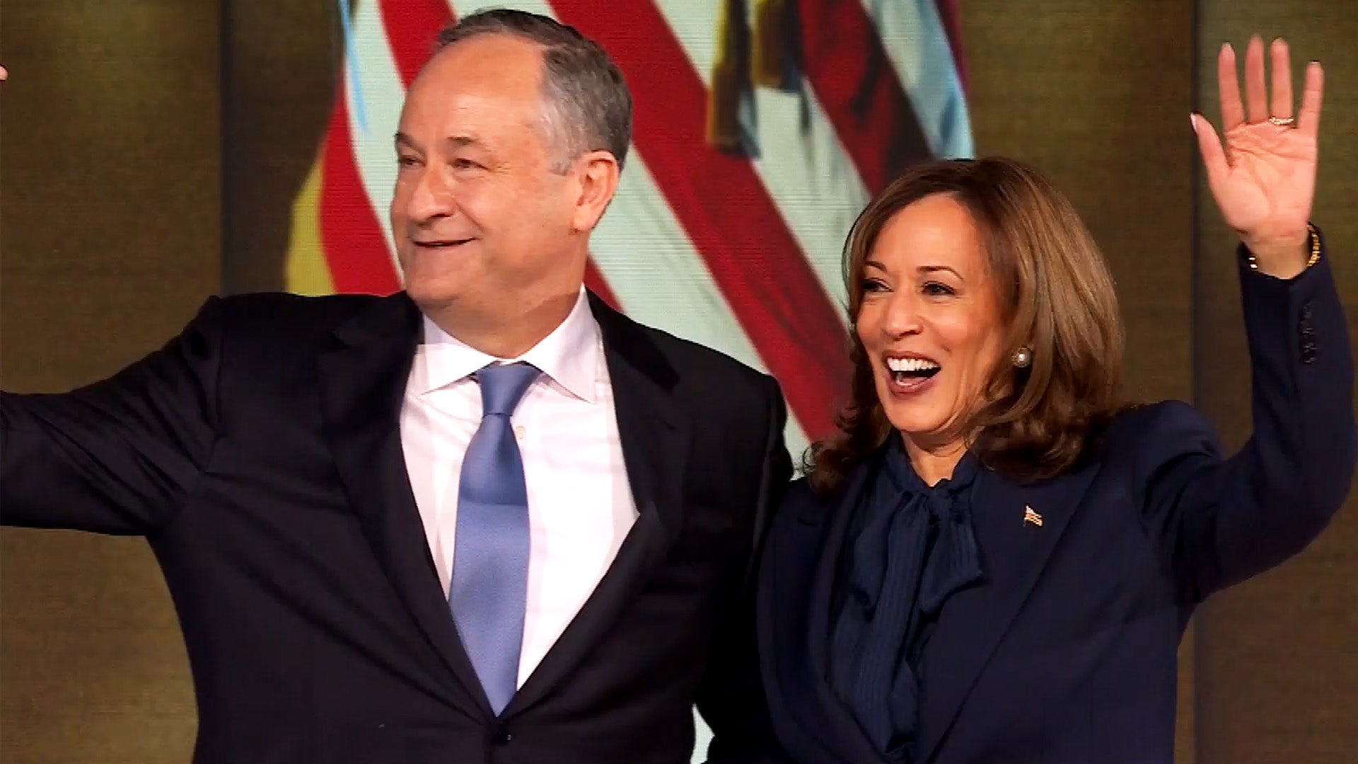 Vice-President Kamala Harris and husband Doug Emhoff