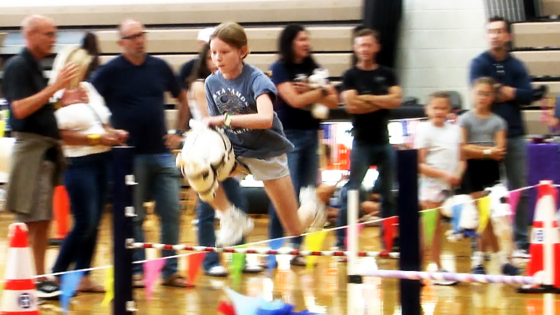 A young Hobby Horse competitor 