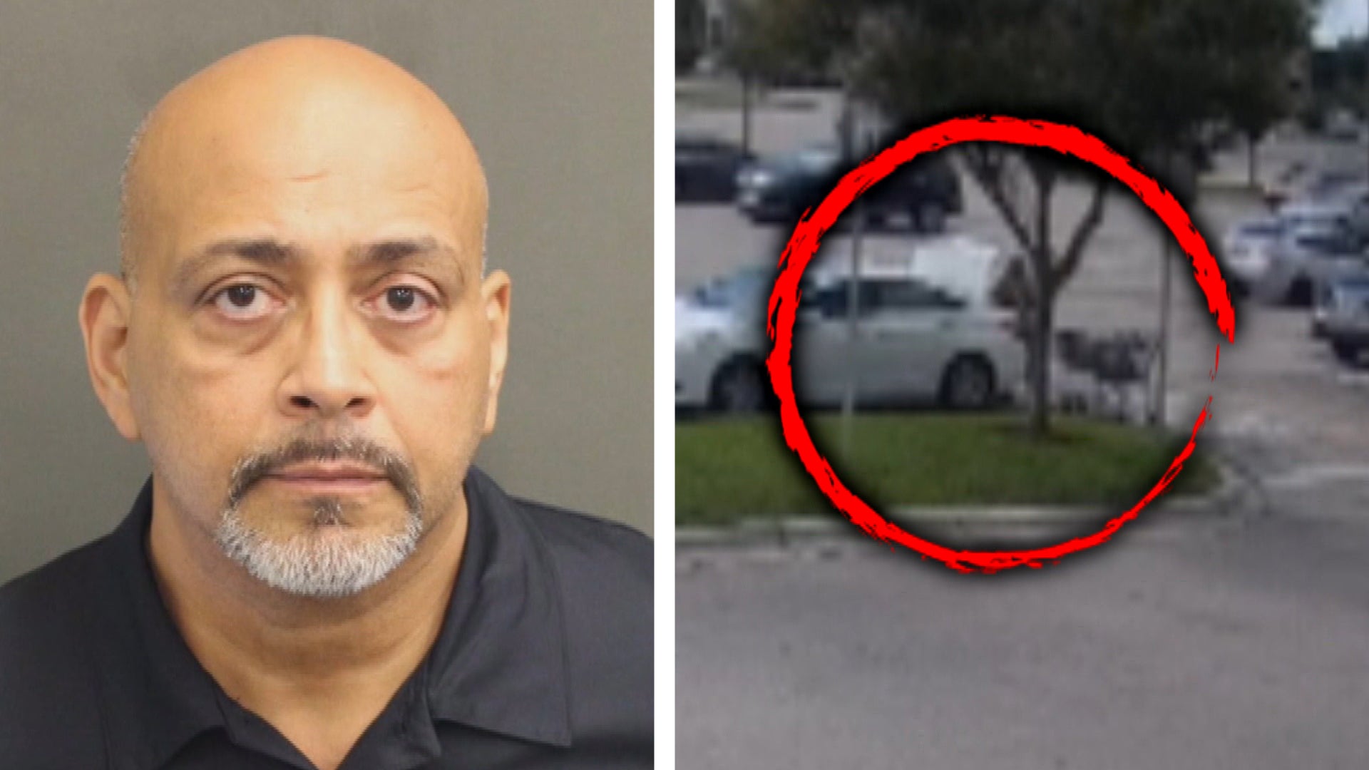 Juan Perez / white car in red circle