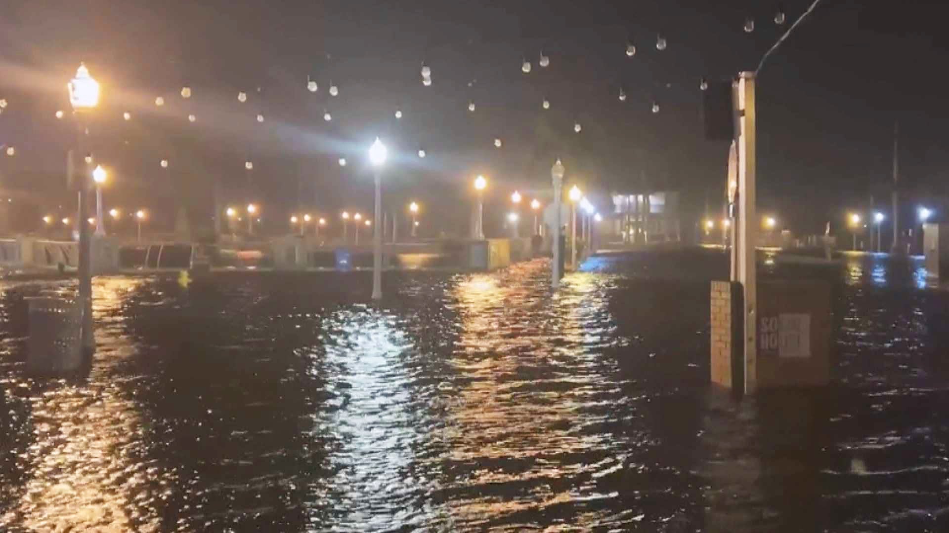 flooded streets