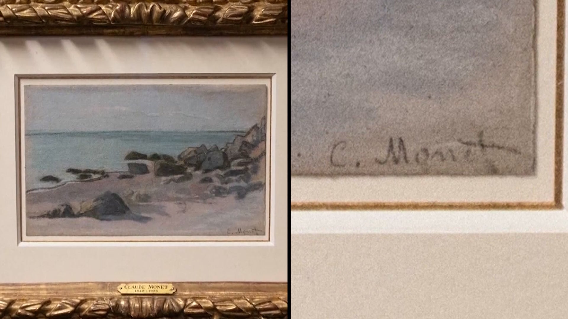 The FBI New Orleans announced the Bord de Mer painting, by impressionist artist Claude Monet, was recovered and returned to the owners descendants after over 80 years.