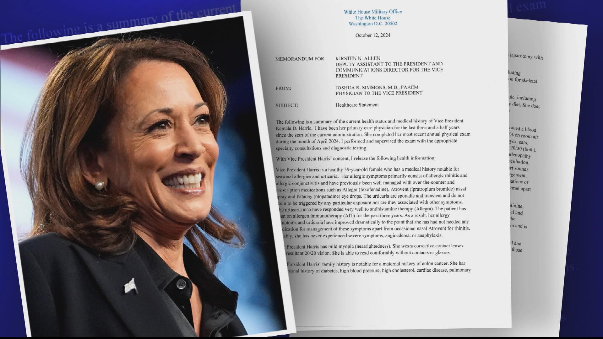 Kamala Harris’ Medical Report