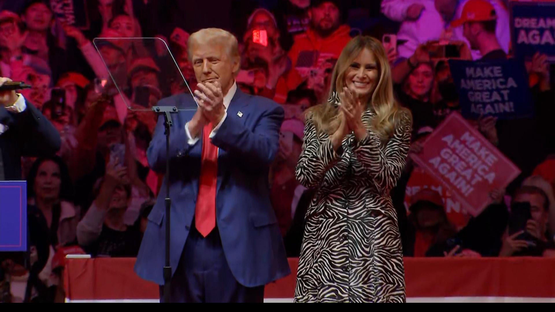 Melania and Donald Trump