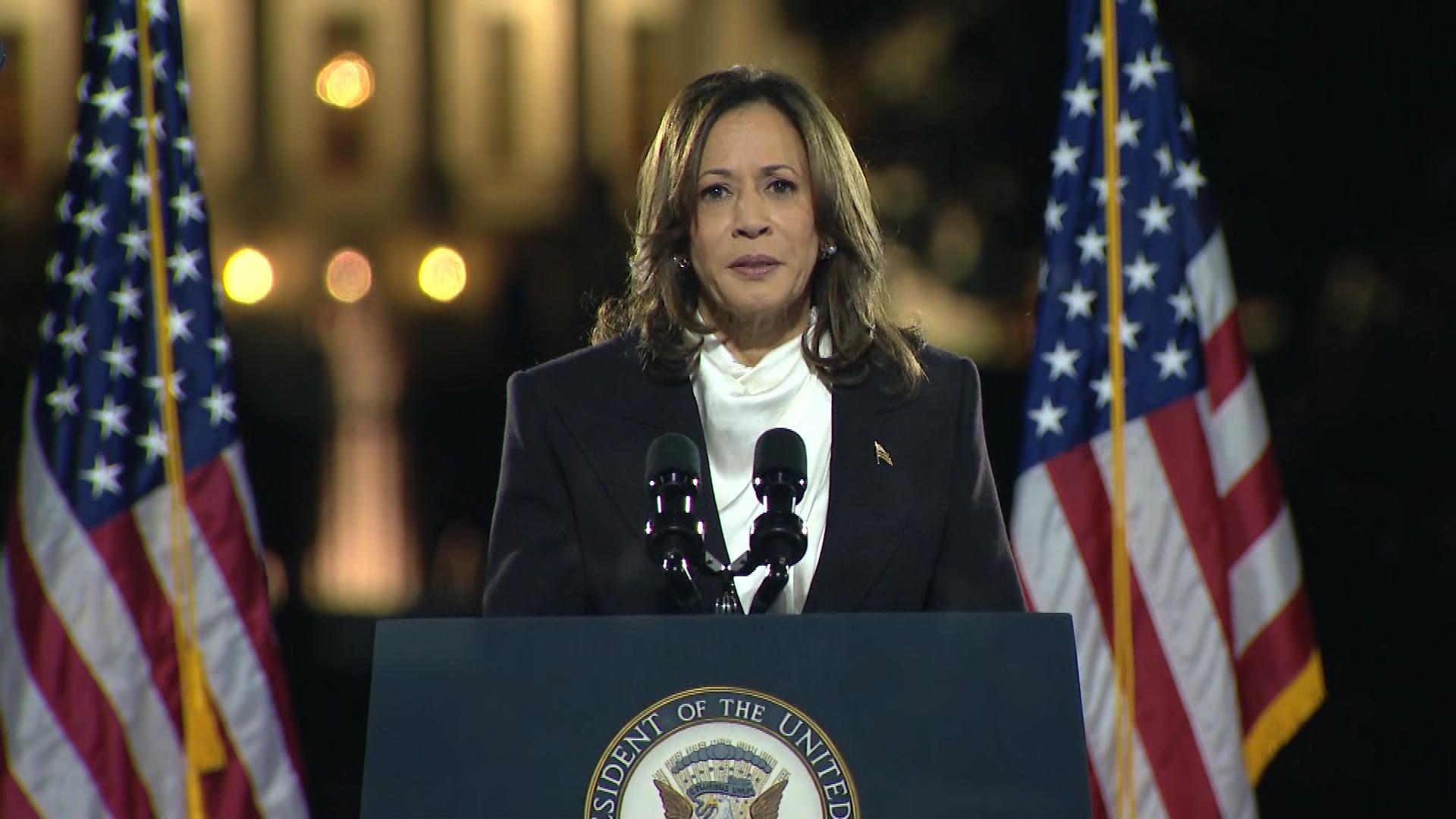 Kamala Harris Gives Closing Argument Speech in DC