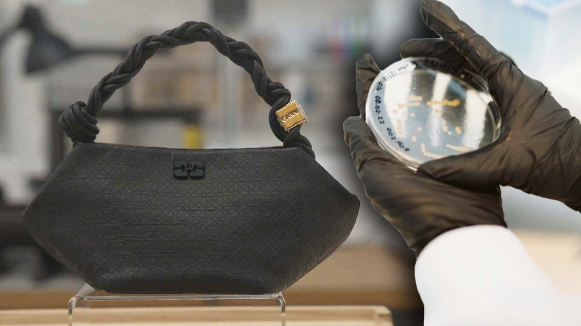 Modern Synthesis debuted a luxury purse created with material made from bacteria.