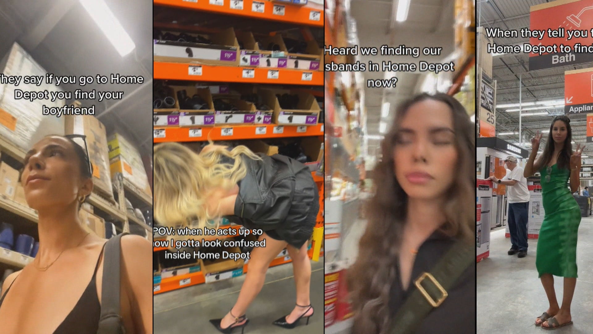 Ladies in Home Depot