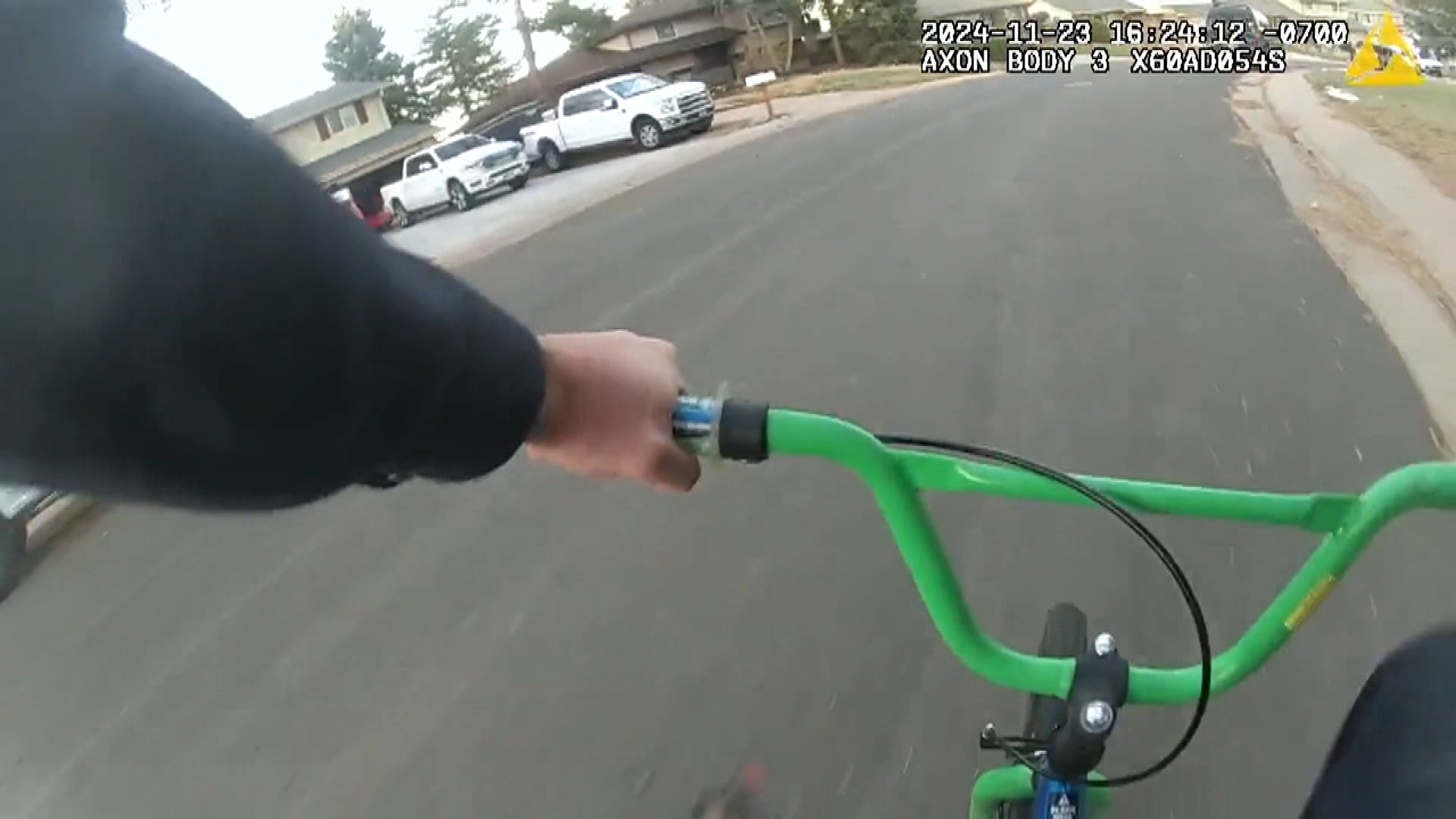 Cop on Kid's Bike 