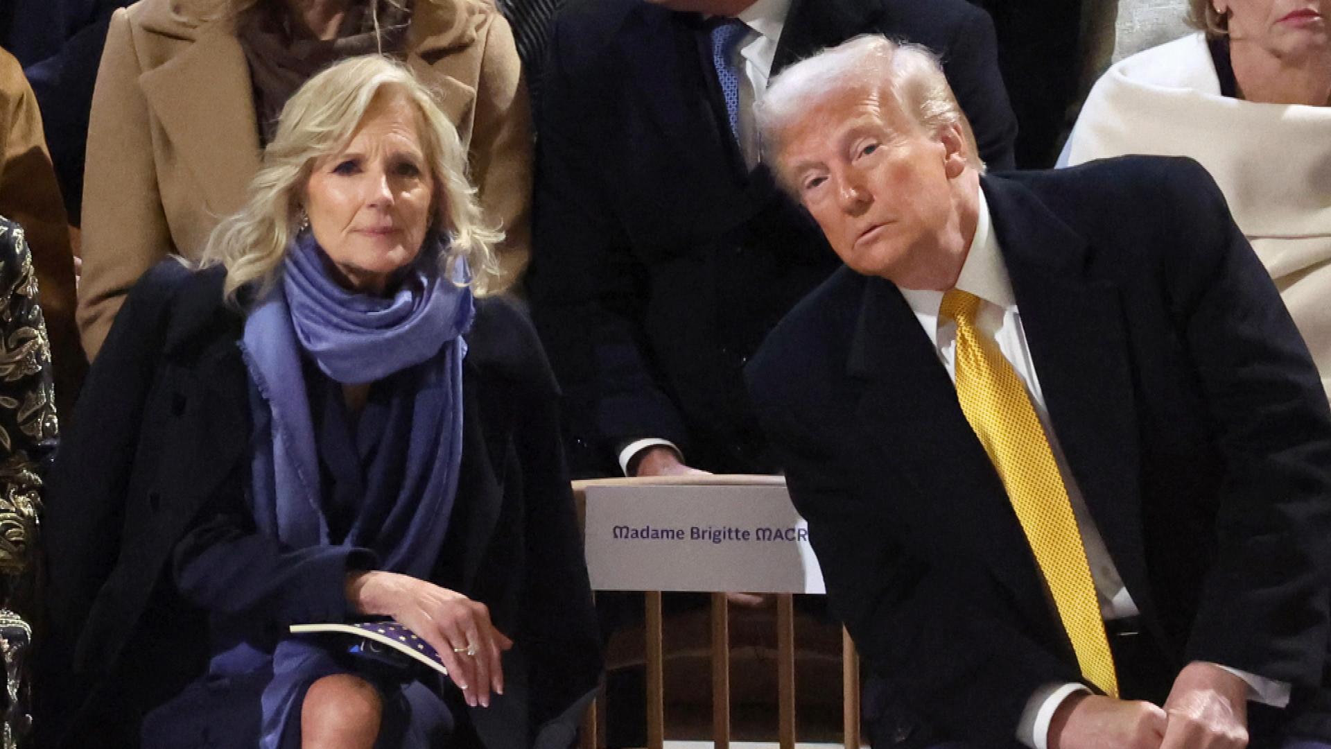 Donald Trump and Dr. Jill Biden 