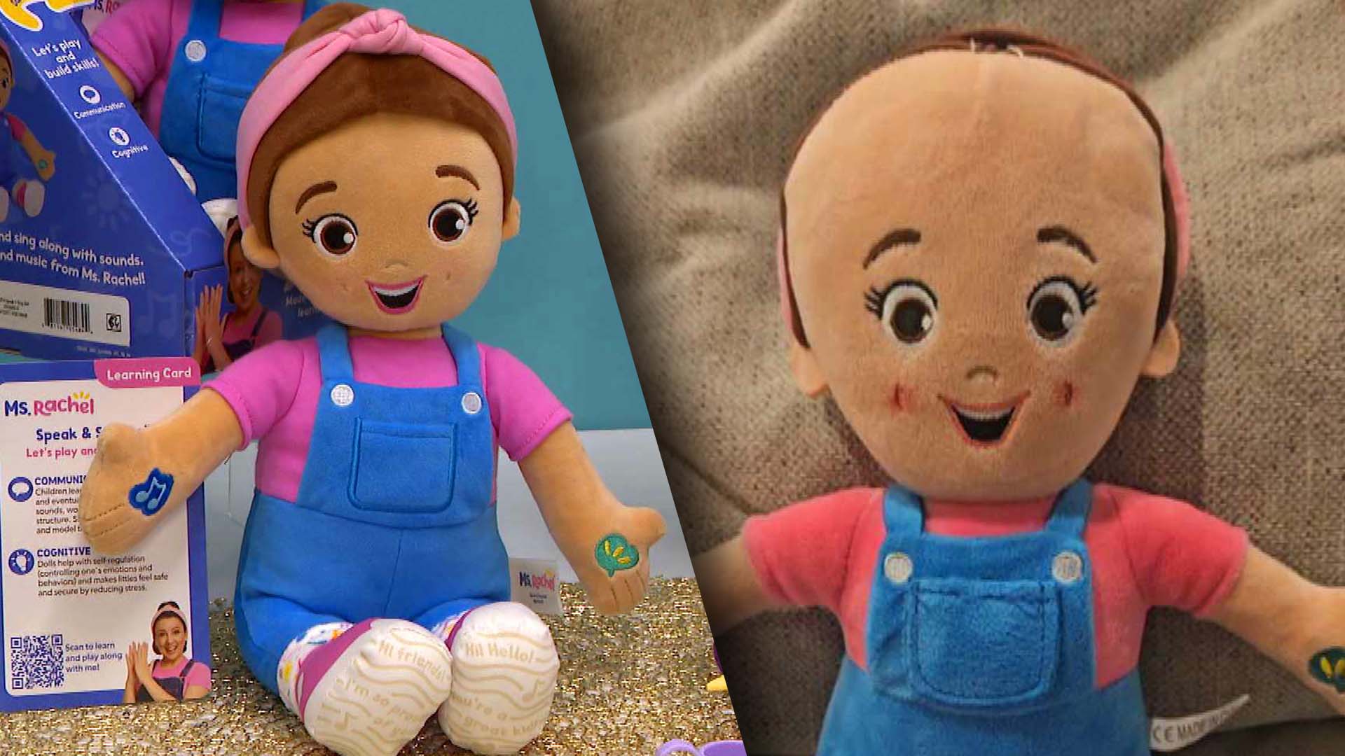 The official Miss Rachel doll / a knockoff Miss Rachel Doll with no hair