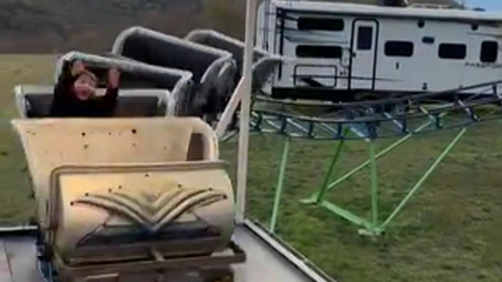 Granddad''s Backyard Roller Coaster Is in Peril