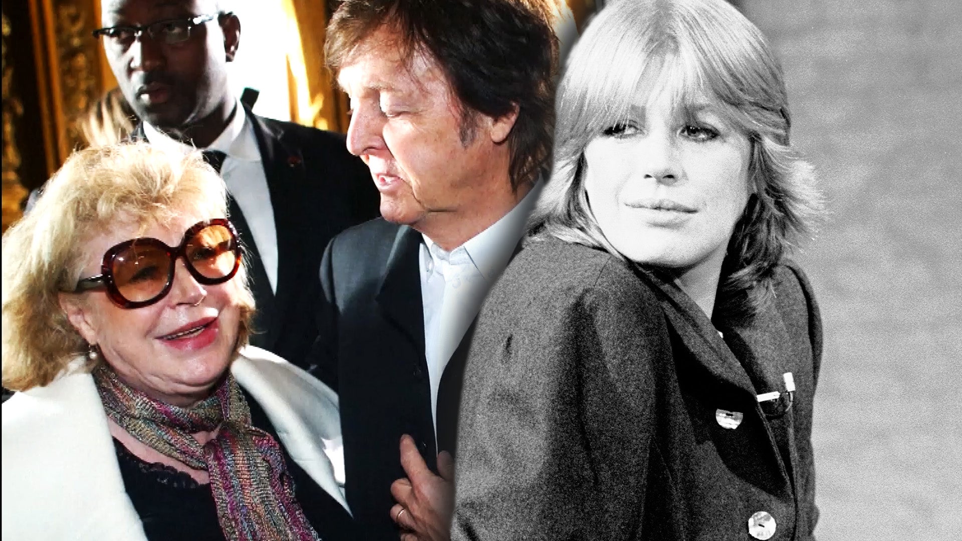 Marianne Faithful with Paul McCartney, Old photo of Marianne Faithful