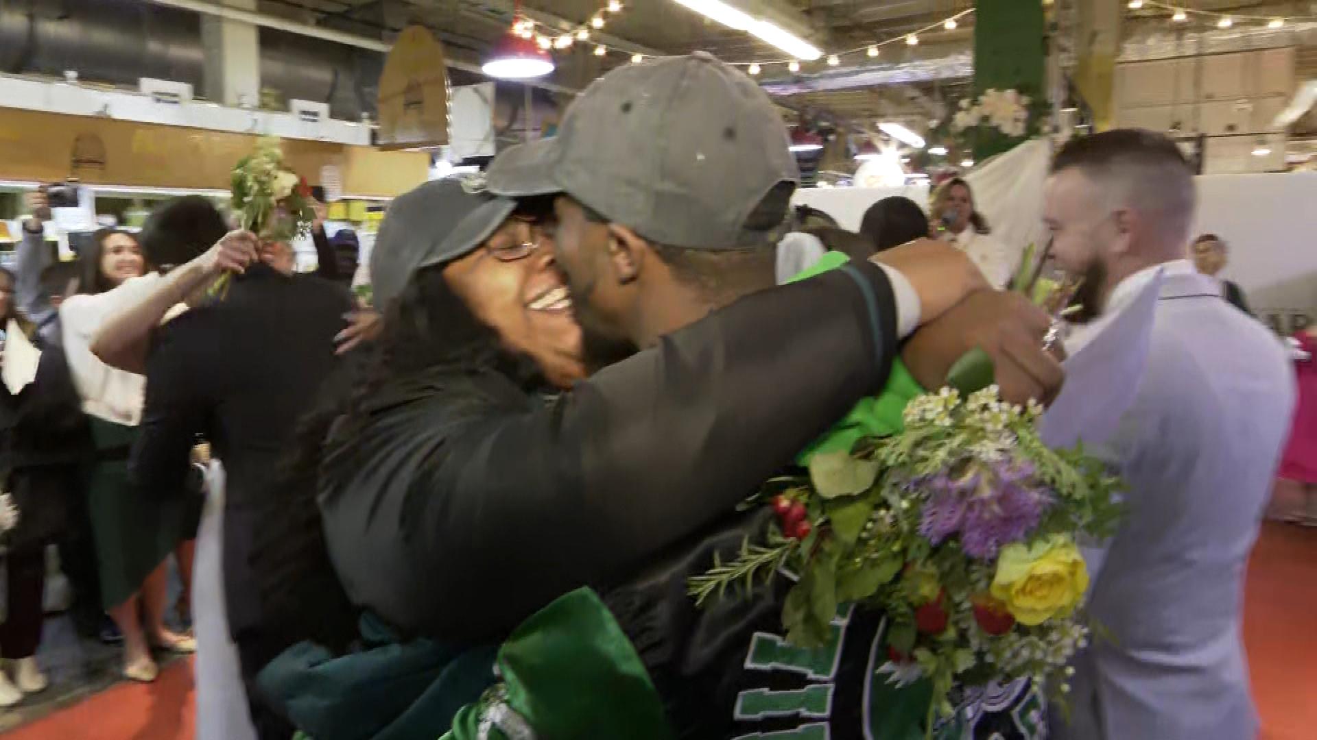 Couples Say 'I Do' on Eagles Super Bowl Parade Day