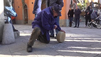 Why Wheels of Cheese Roll Through Streets an Italian Town