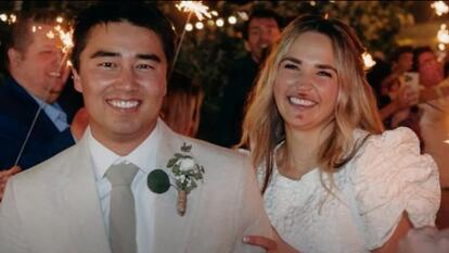 Alex and Lydia Kessinger at wedding