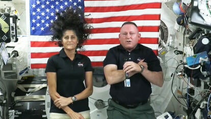 Astronauts Butch Wilmore and Suni Williams