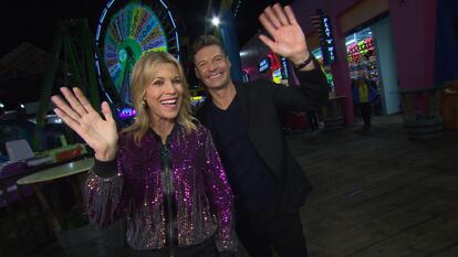 Ryan Seacrest and Vanna White