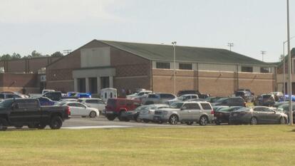 high school after shooting