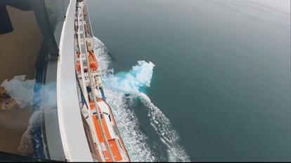 Carnival Passengers Panic as Cruise Ship Hits Drifting Ice in Alaska