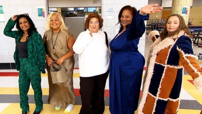 Lunch ladies at this school recieve a makeover