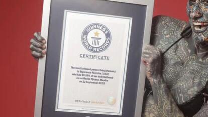 Woman Sets Guinness World Record for Most Tattoos and Body Modifications