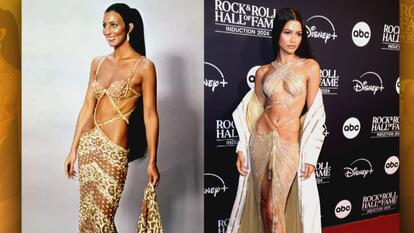 Zendaya Channels Her Inner Cher in Nude Illusion Dress