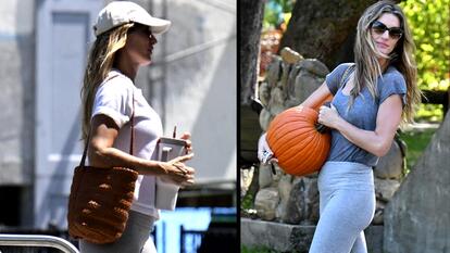 Gisele Bundchen baby bump