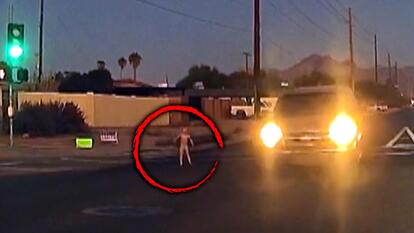 Heartstopping Video Shows Arizona Hero Rescuing Toddler Running in Traffic 