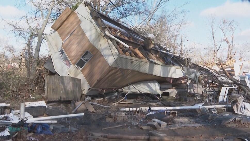 house turned upside down