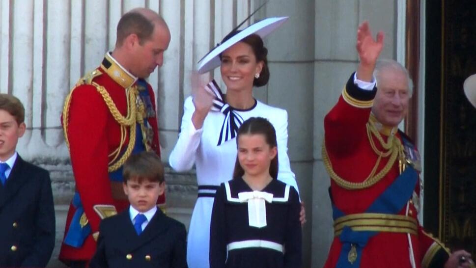 Princess Kate Makes Appearance at This Year's Trooping the Colour
