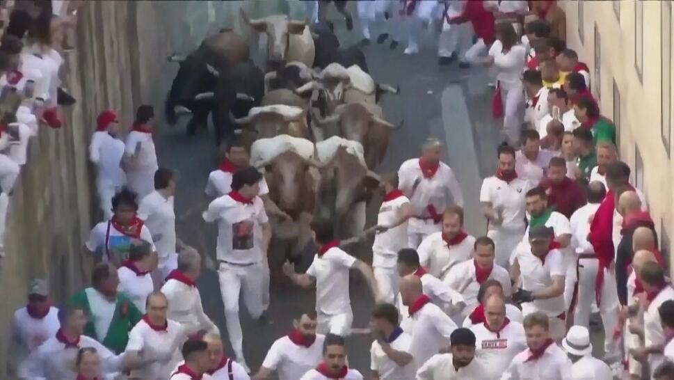 6 Sent to Hospital After Annual Running of the Bulls in Spain 