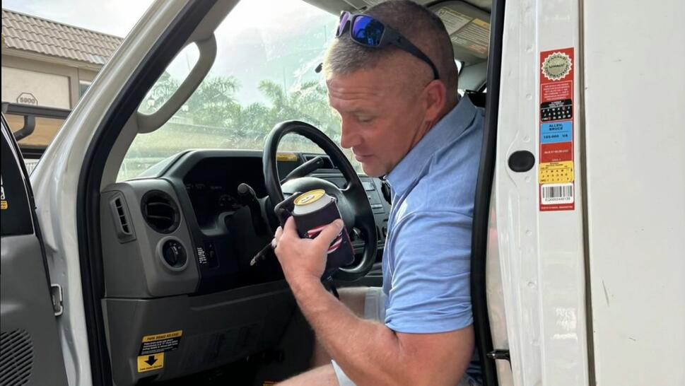 Dad Drives U-Haul Truck