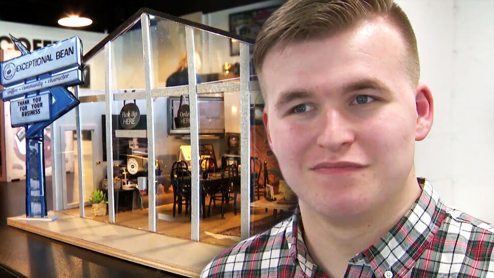 Thomas, an autistic artist, and his mother, Jennifer, create dioramas of Cookeville, Tennessee.