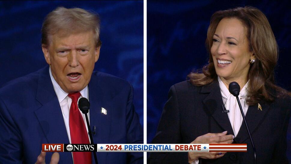 Donald Trump Debates Kamala Harris