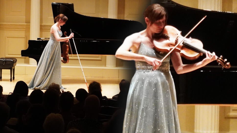 Violist Christina Ebersohl-Van Scyoc performs at Carnegie Hall